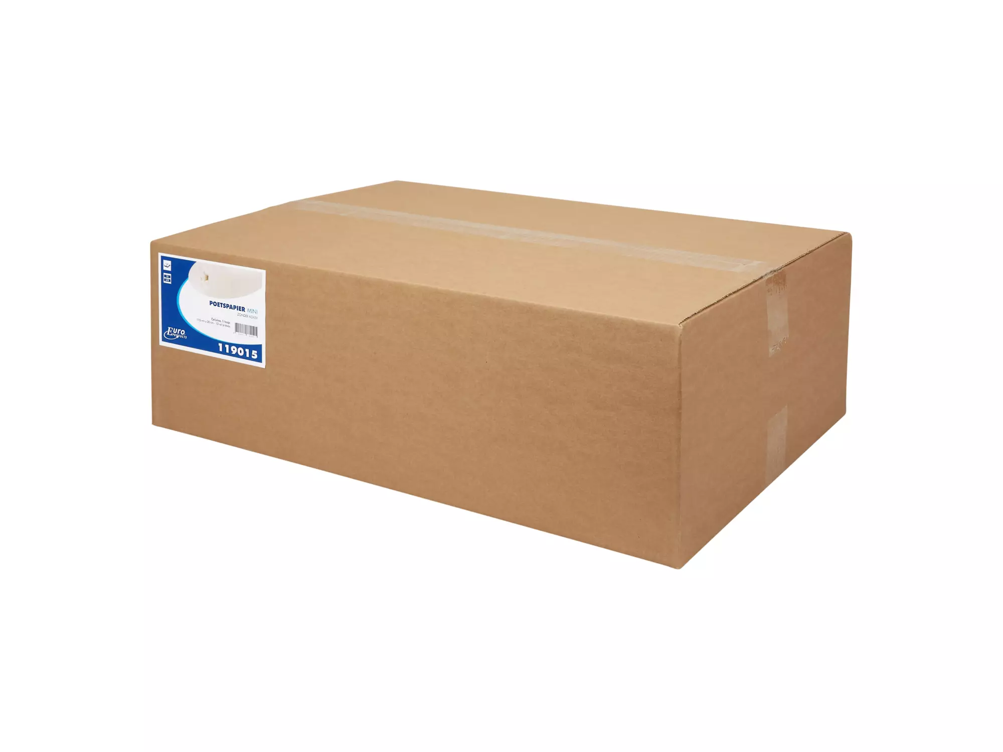 Mini poetspapier coreless Cellulose 1-laags 115 meter 12 rol - Afbeelding 2
