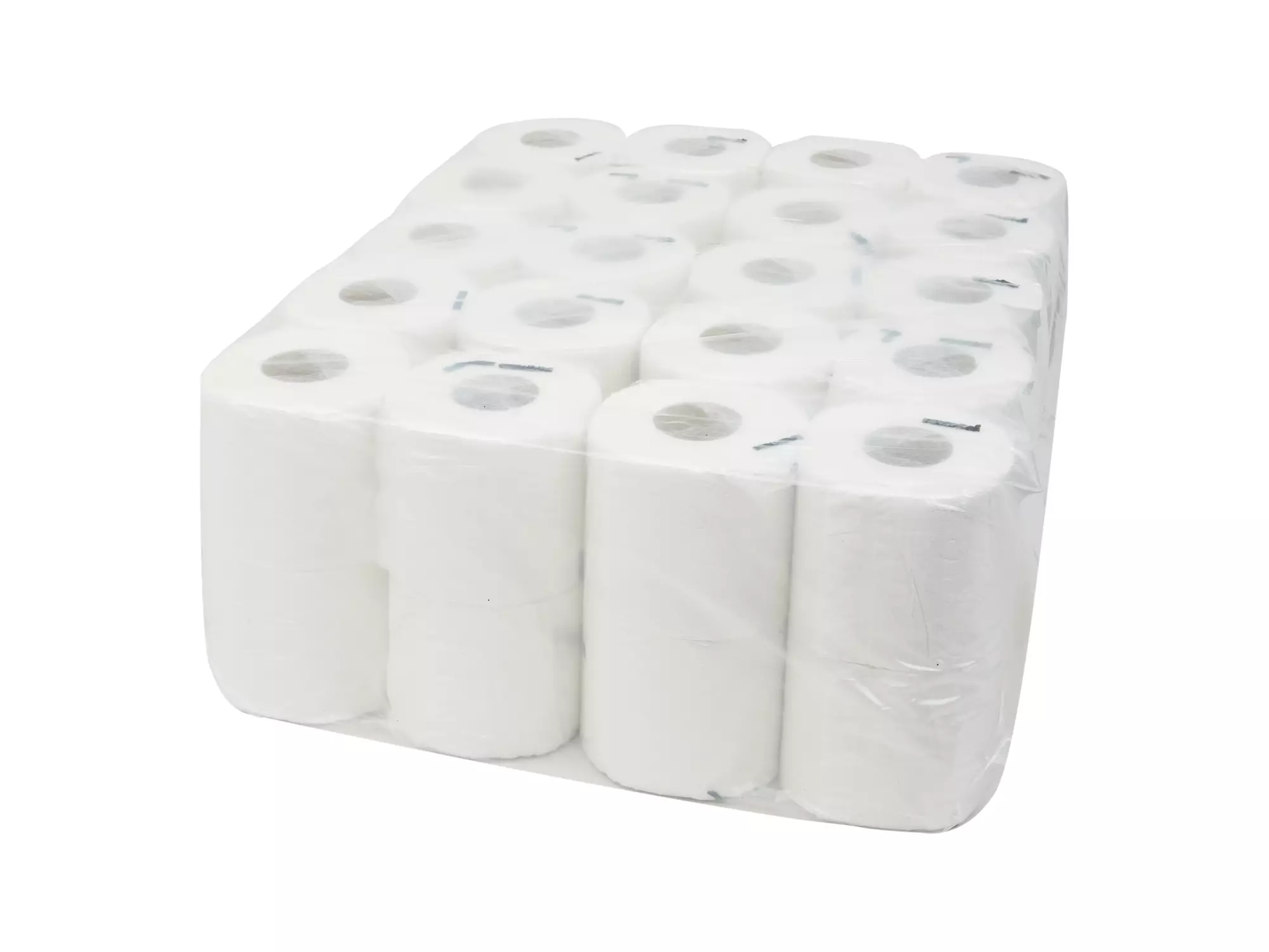 Toiletpapier traditioneel recycled wit 2-laags 400 vel 10 x 4 rol - Afbeelding 2