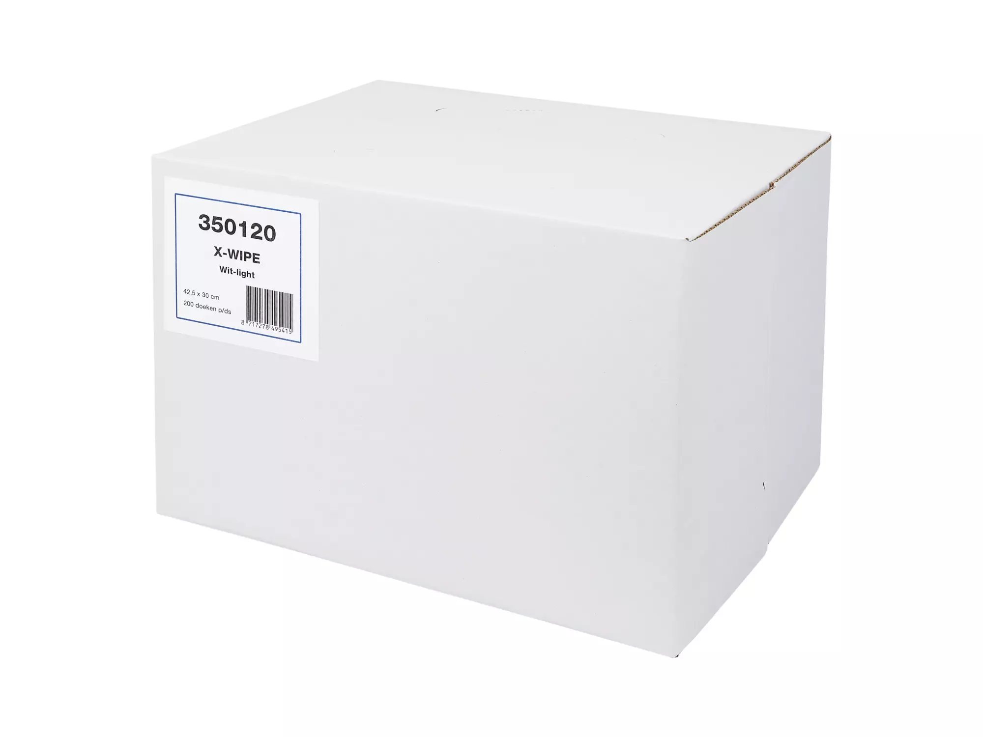 X-wipes wit 42,5 x 30 cm 200 doek in dispenserdoos - Afbeelding 2