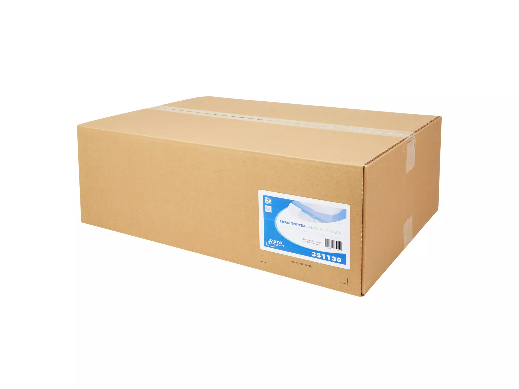 Toptex Euro pack wit 42 x 35 cm vlak gelegd 5 x 240 doeken - Afbeelding 2