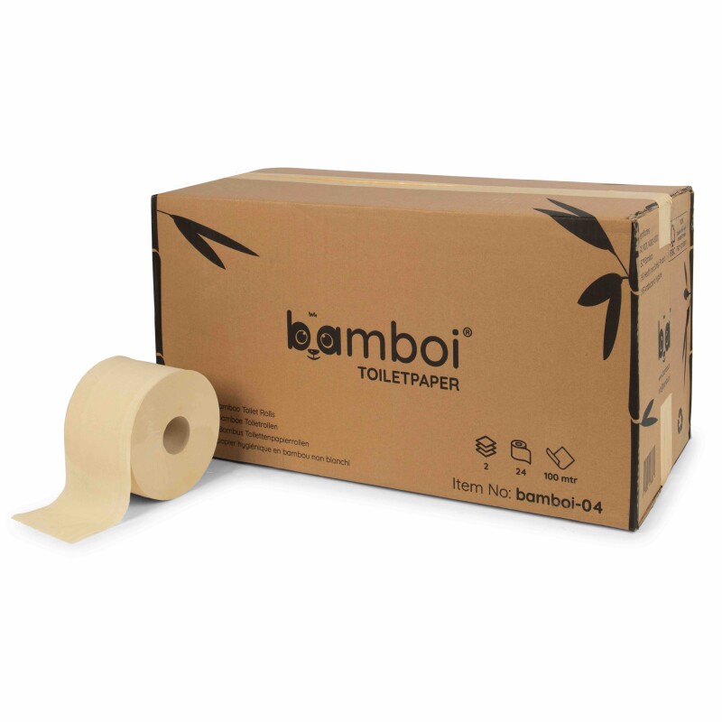 Bamboi® Toiletpapier compact 100% bamboe 2laags - Afbeelding 3