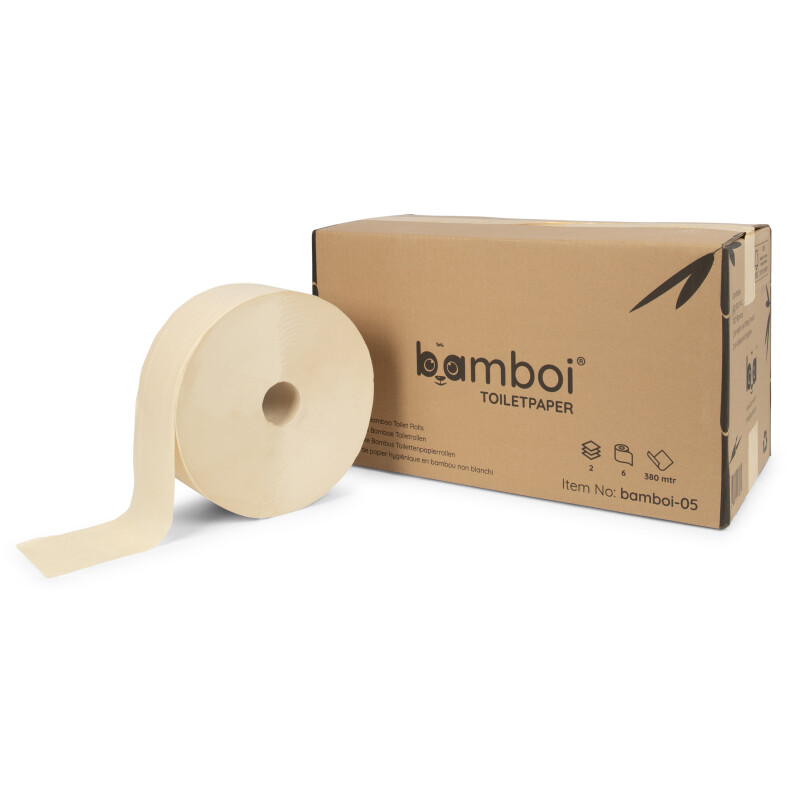 Bamboi® Maxi jumborollen 100% bamboe 2laags - Afbeelding 3